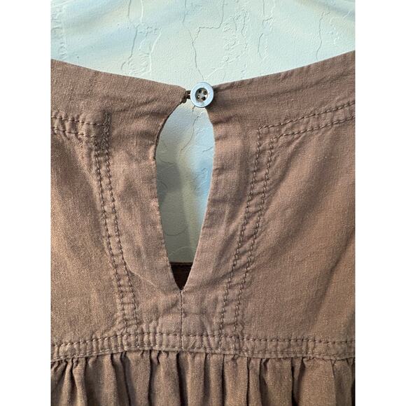 Free People Brown Blouse - Picture 2 of 9